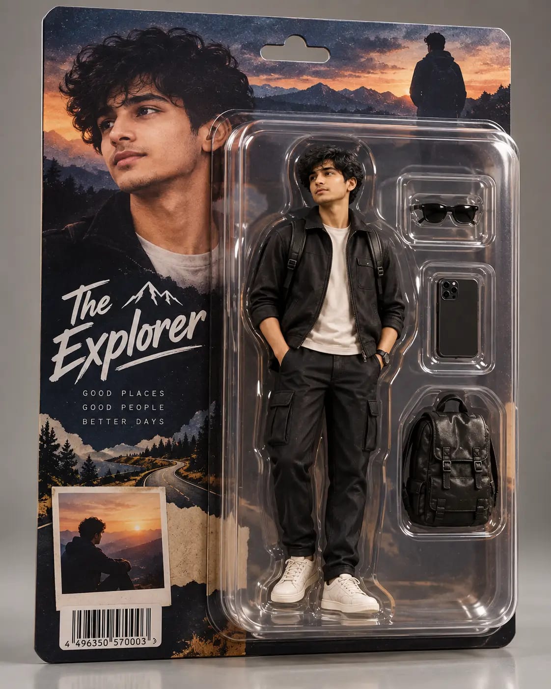 Collectible Action Figure Portrait | Premium Toyification Trend Photo