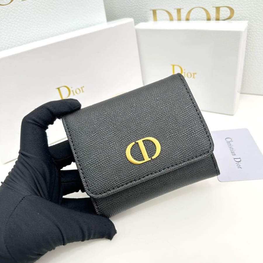 Portefeuille pliant Dior Montaigne Lotus