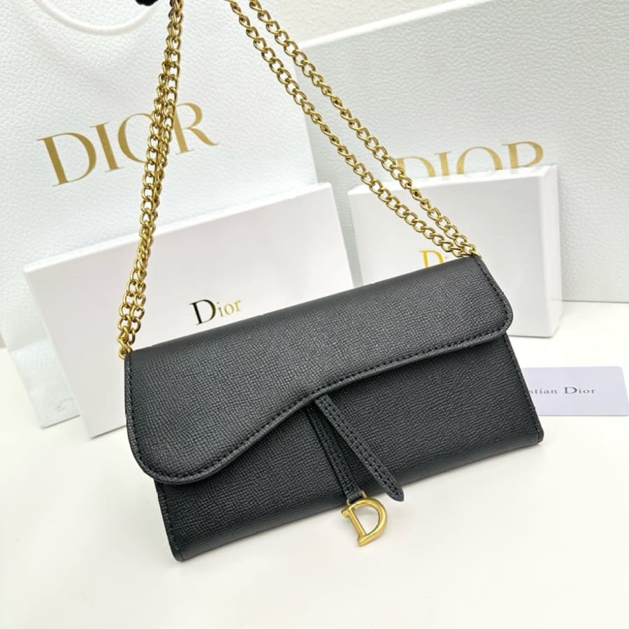 Portefeuille Dior Saddle Chain