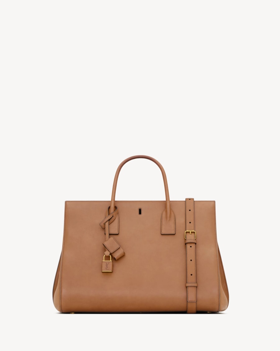 Sac de Jour en Cuir Lisse - Large