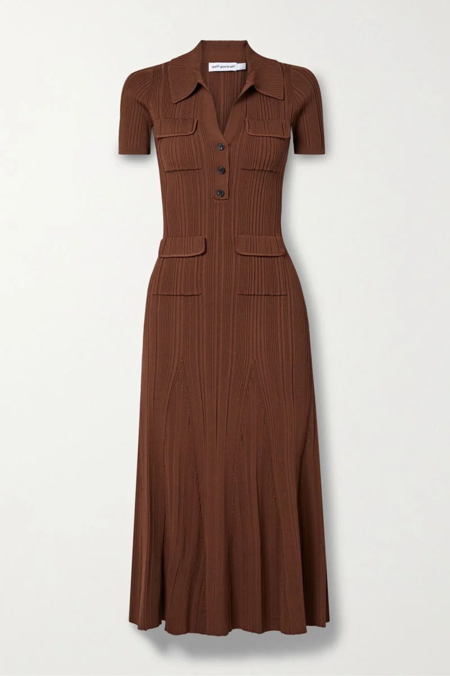 Robe marron Sandro