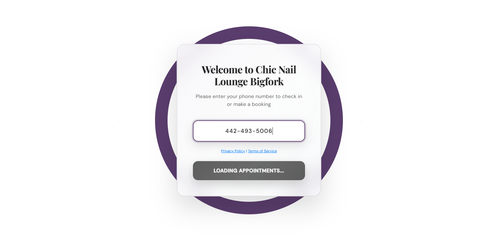 Kiosk Check-In System