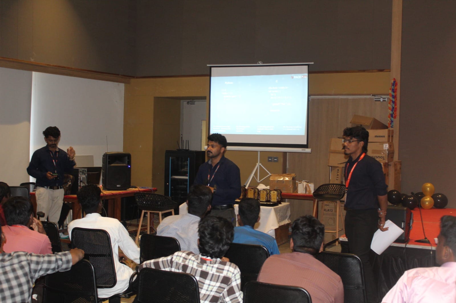 Takshashila University Grand Auditorium Stage