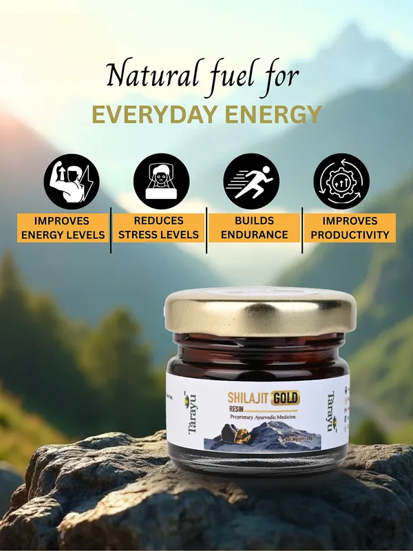 Tarayu Shilajit Gold Resign - Premium Himalayan Vitality Booster - Image 2