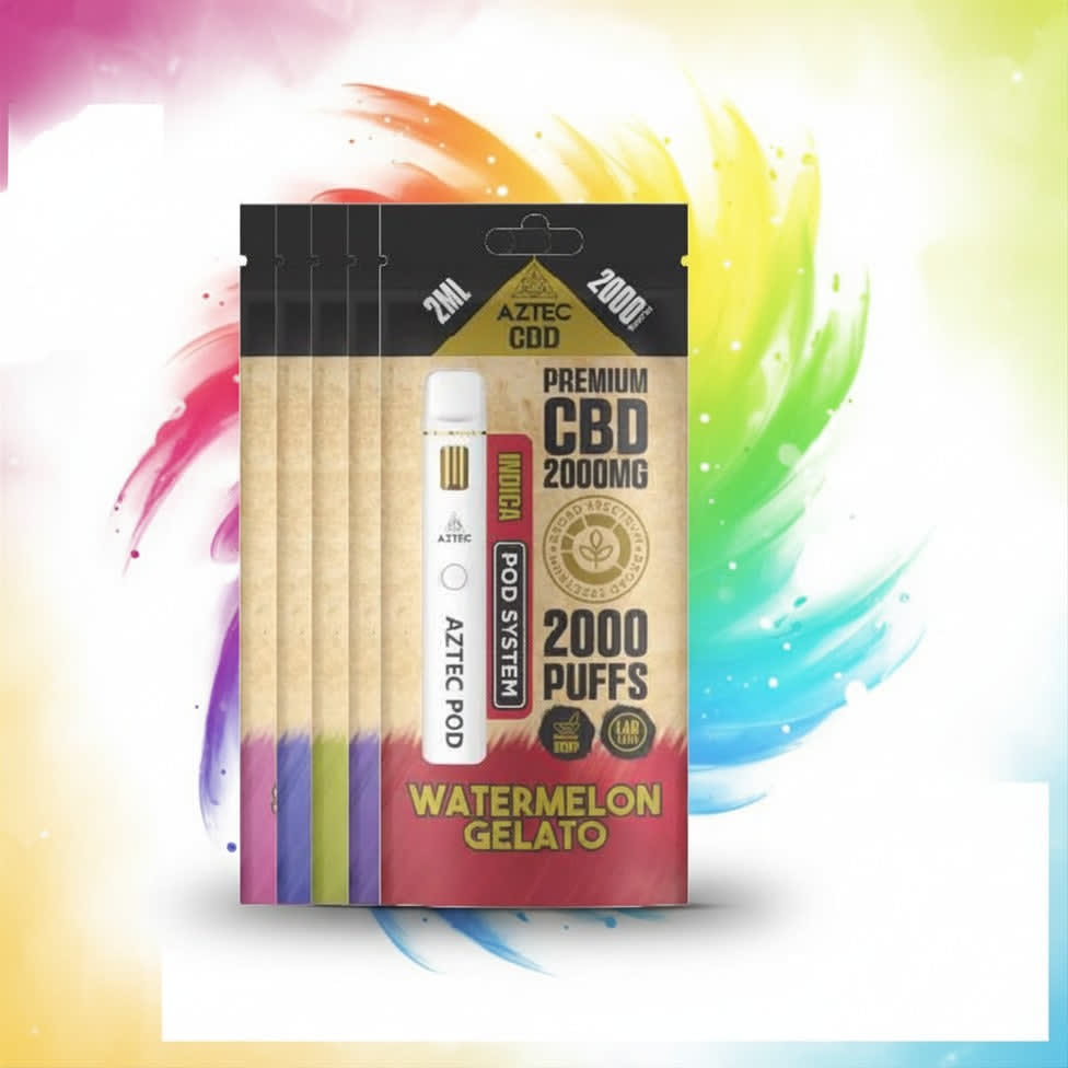 Aztec CBD Pod Kit 2000MG Refilled Pod