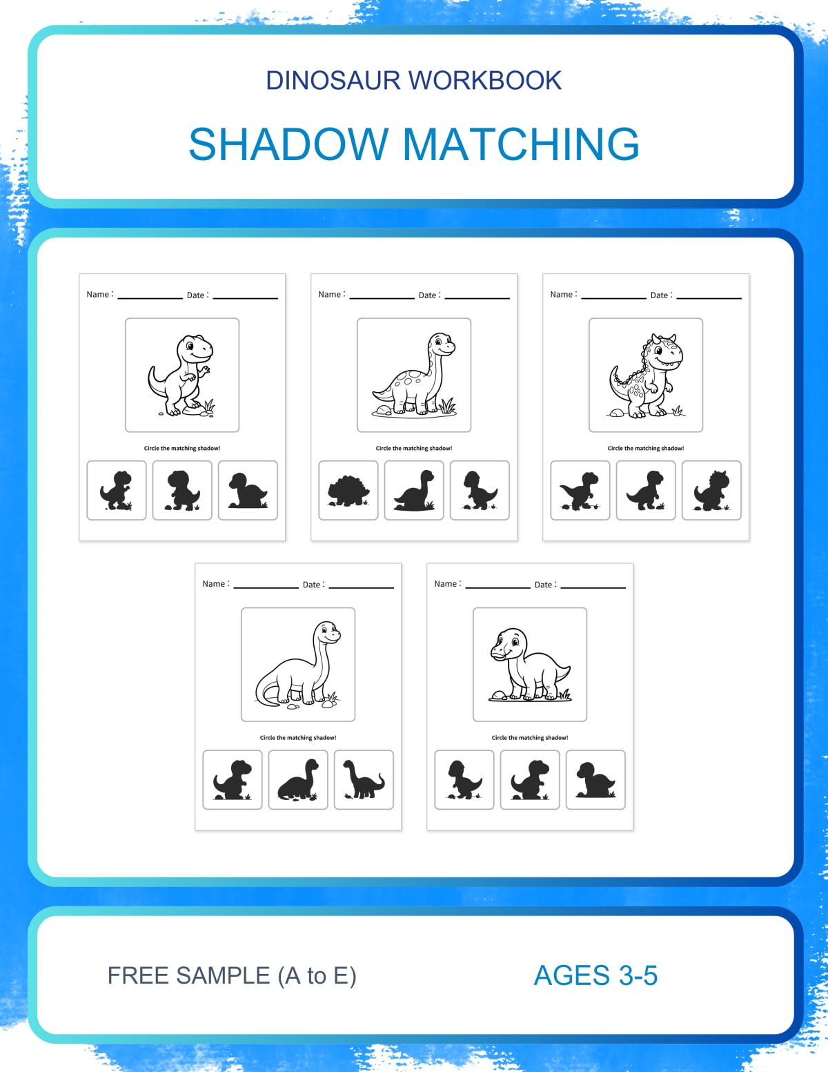 Free Alphabet Tracing Worksheets: A-E PDF Pack