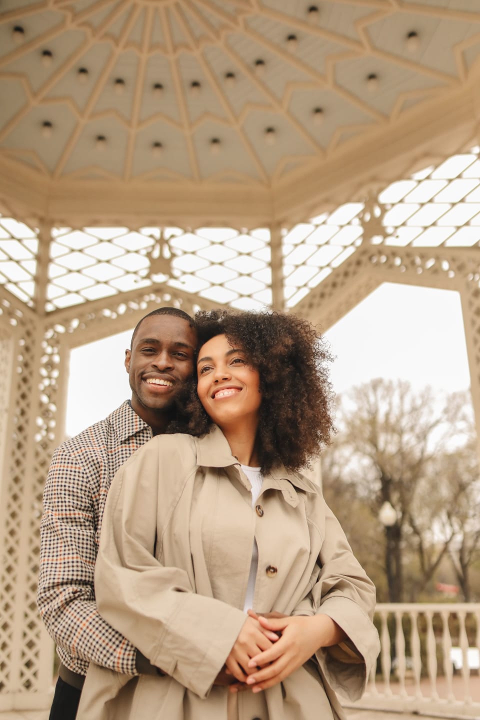 A happy couple representing group and joint savings accounts
