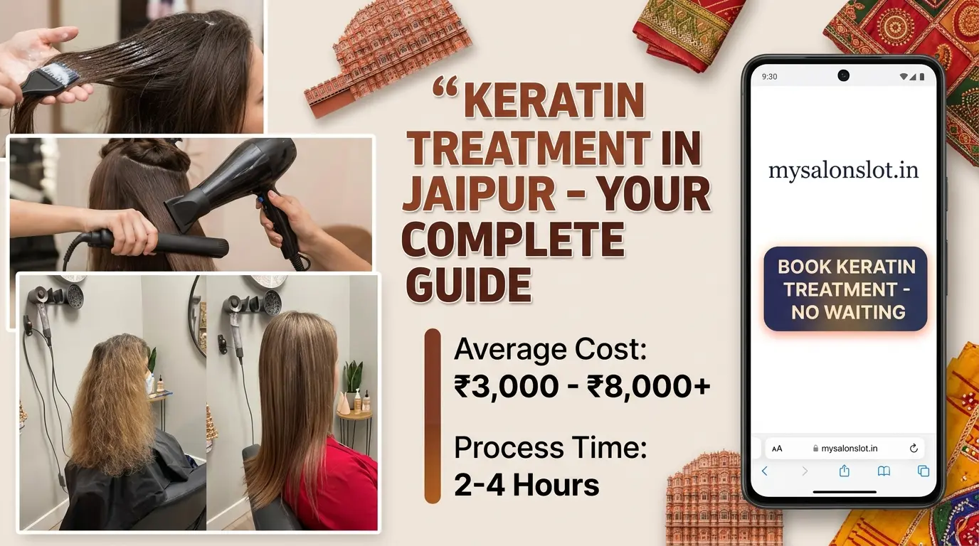 Keratin Treatment in Jaipur: Cost, Process, and How to Book Without Waiting