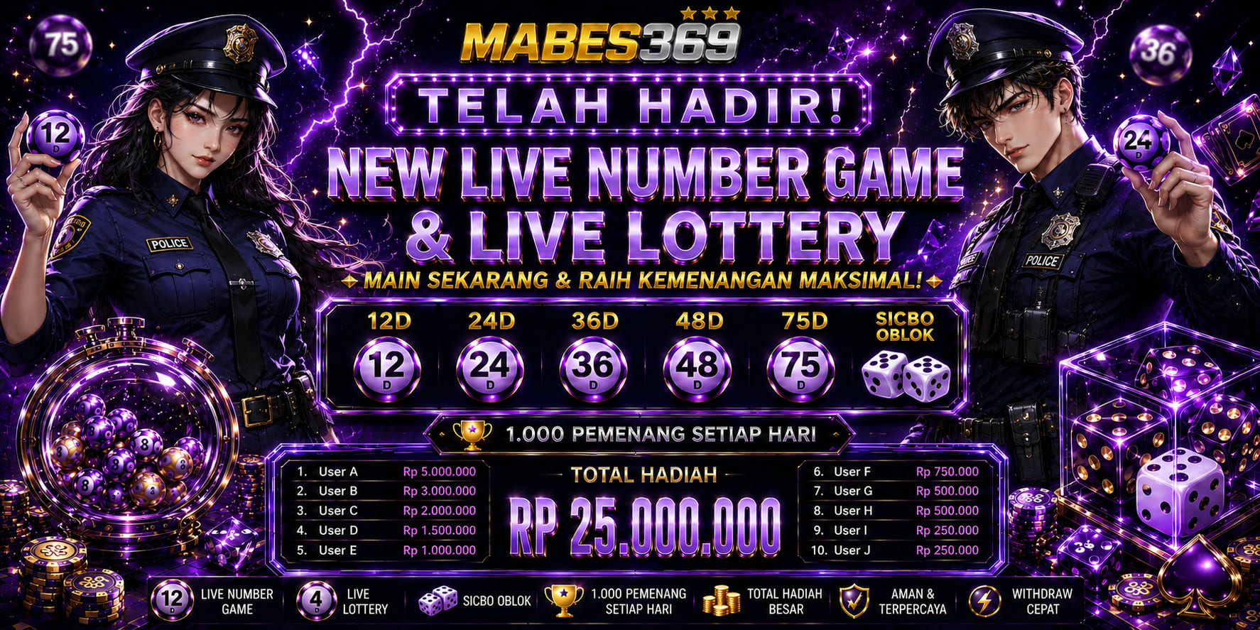 New Live Number Game & Live Lottery