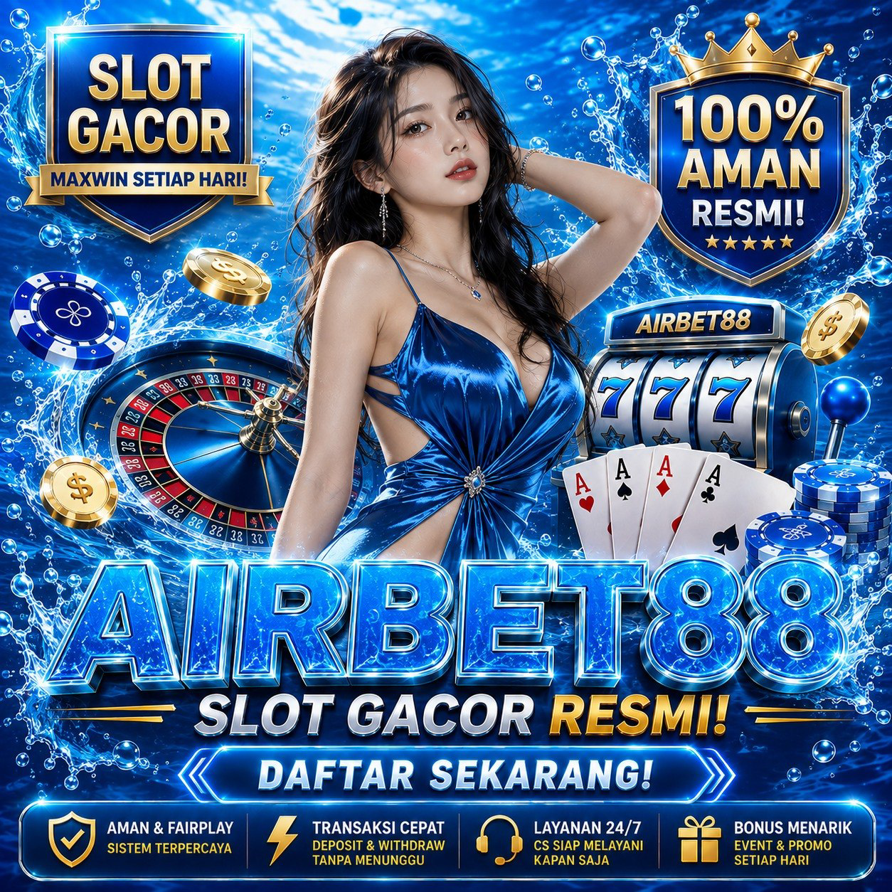 Cara Login AIRBET88 Buka Menu Deposit QRIS 5000 Lalu Pilih Game Online