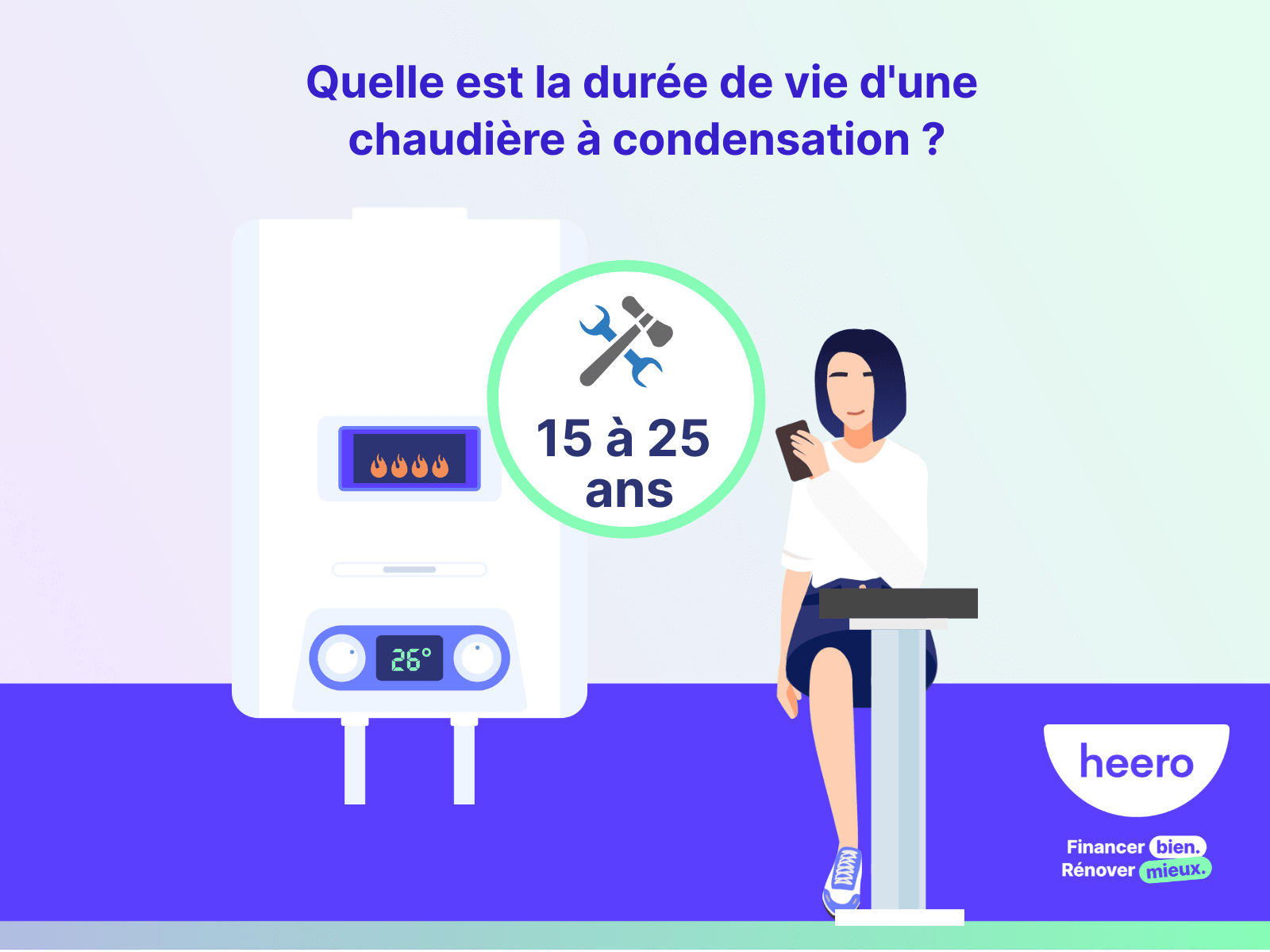 quelle est la durée de vie d'une chaudière à condensation