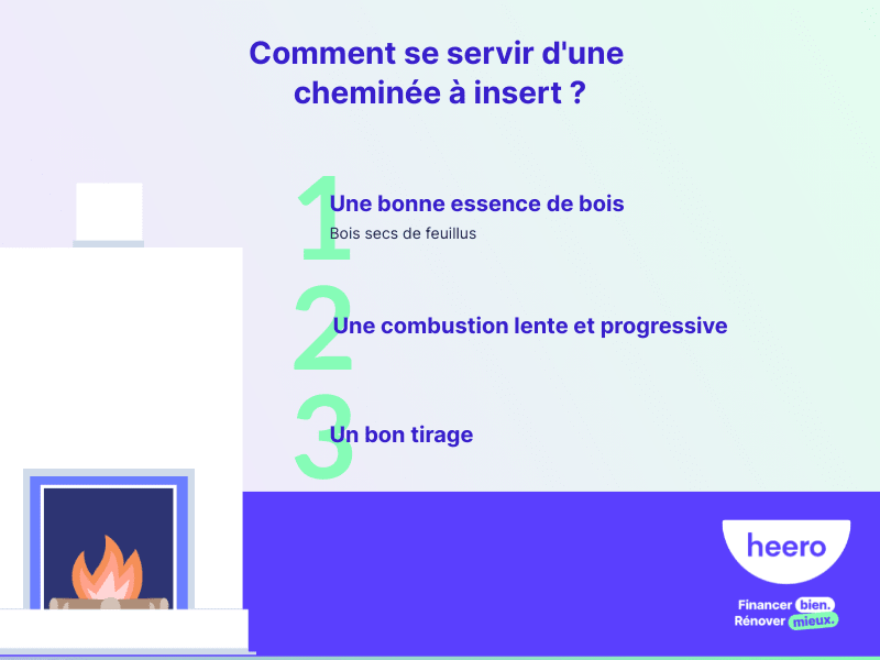 comment se servir d'une cheminée à insert