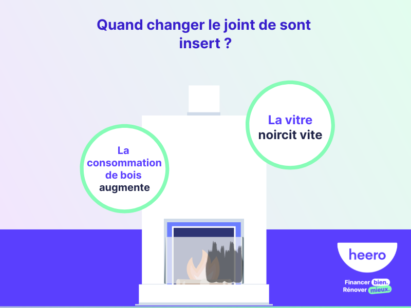 Comment changer le joint thermique d'une porte d'insert à bois