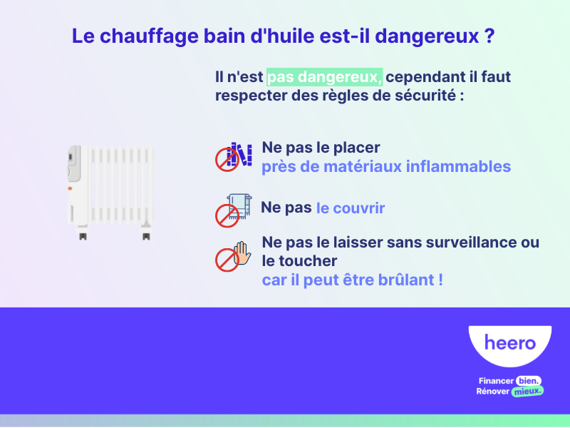 Radiateurs bain d'huile : Avantage et inconvénient fonctionnement