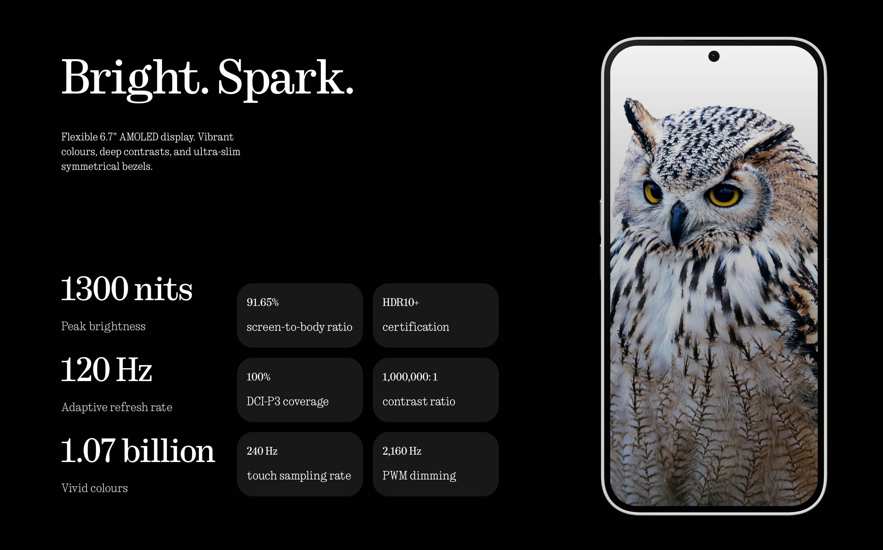 nothing website display