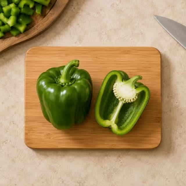 Green Capsicum (Shimla Mirch)