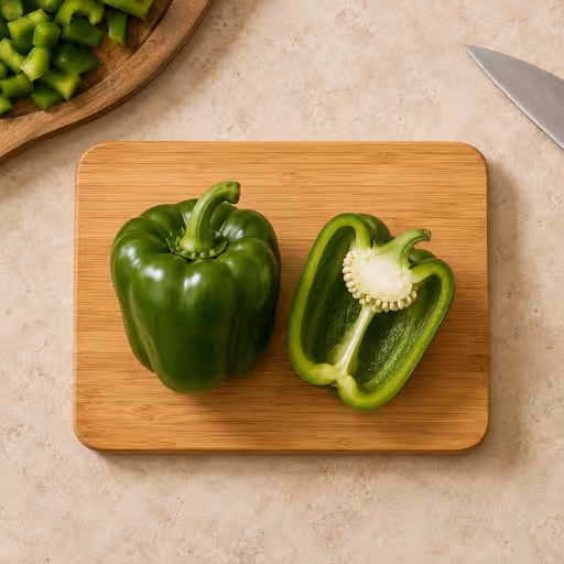 Green Capsicum (Shimla Mirch)