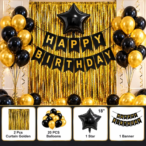 Full decoration set (Black & Golder)