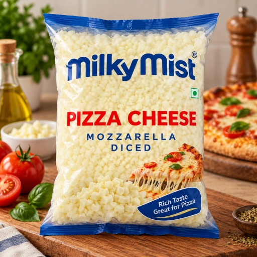 Misty mozzarella cheese