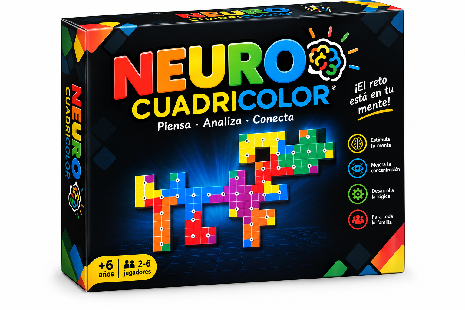 Caja del neurojuego Neuro Cuadri Color