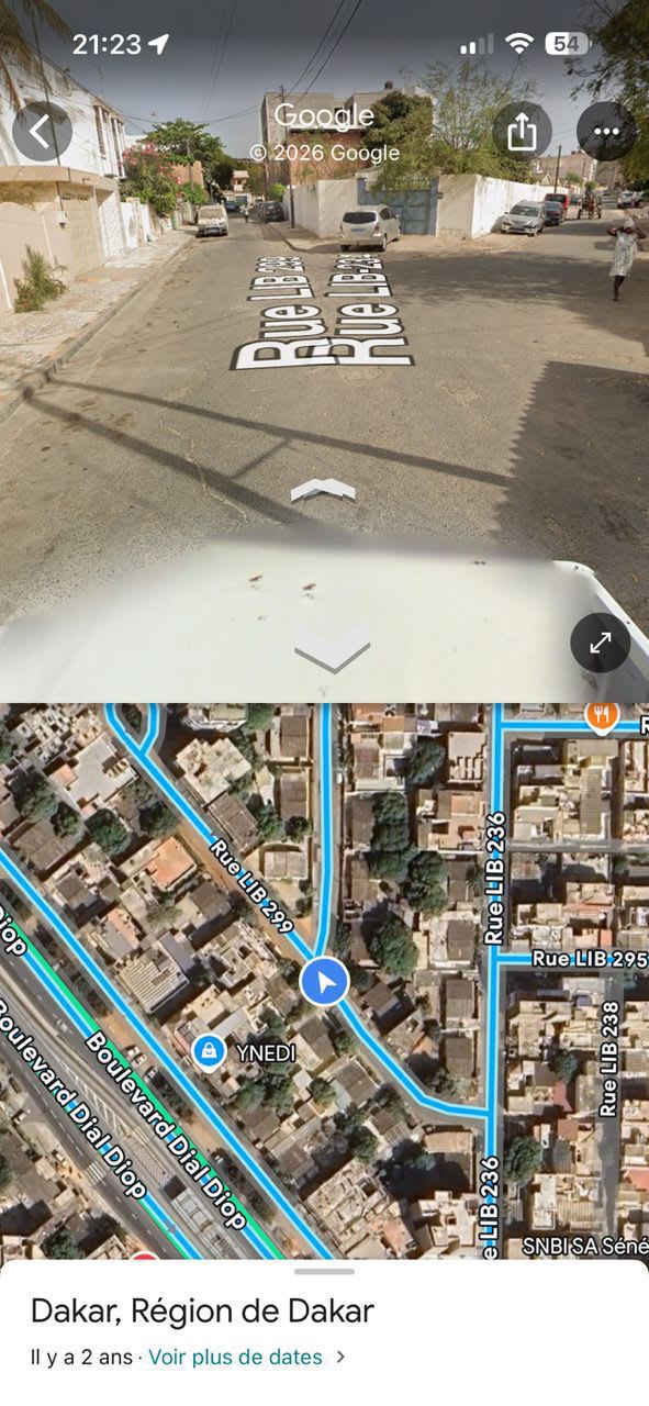 Terrain 325m² Double Façade à Vendre Almadies - Autorisation R+8 | Derrière King Fad Palace | Titre Foncier | 400M FCFA