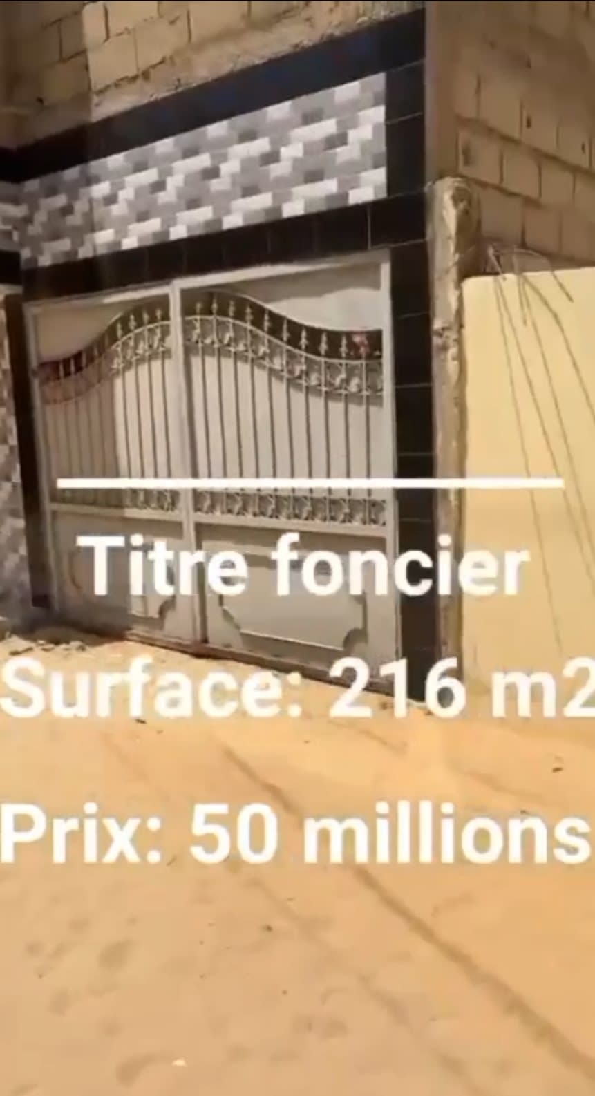 Villa 216m² à Vendre – Yeumbeul Cité Comico 4 | Résidence Calme | Titre Foncier | Idéal Projet Immobilier | 50 Millions VMT