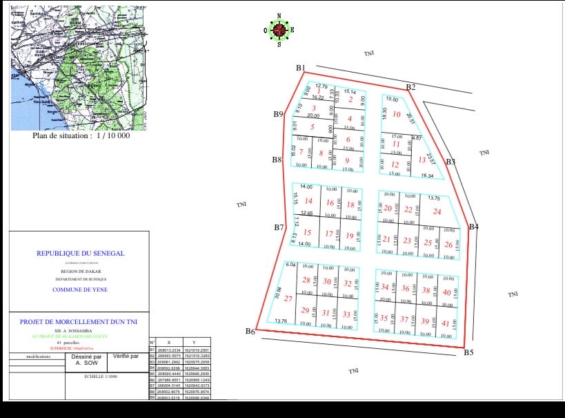 🎉 PROMO TABASKI – 10 Terrains 150m² à Vendre – Yenne | Délibération Double Signature | 1 500 000 F/Parcelle