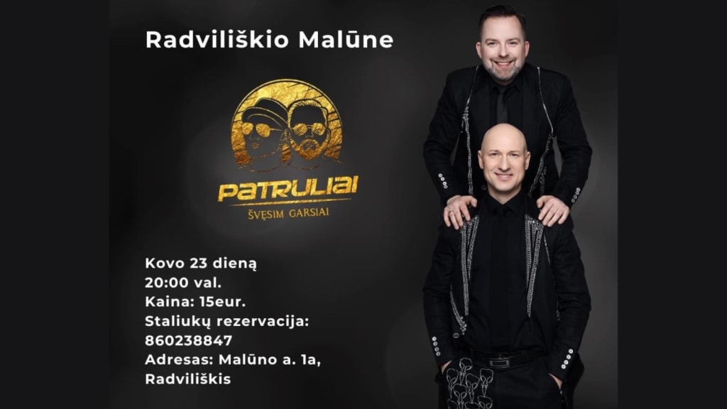 Grupės „Patruliai“ koncertas