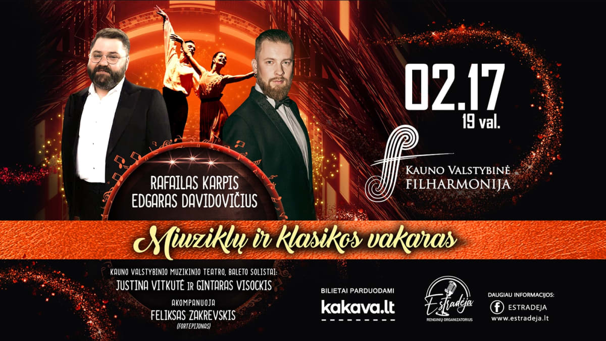 MIUZIKLŲ IR KLASIKOS VAKARAS