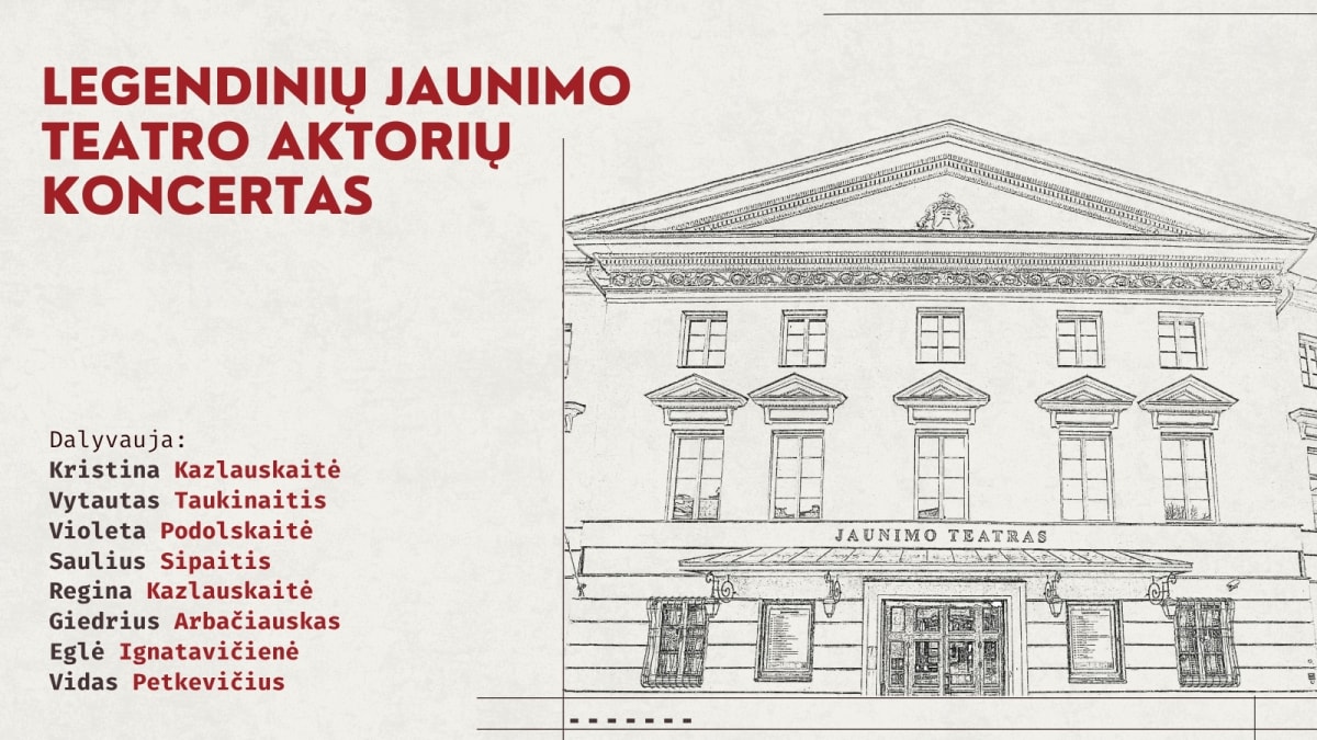 Legendinių Jaunimo teatro aktorių koncertas