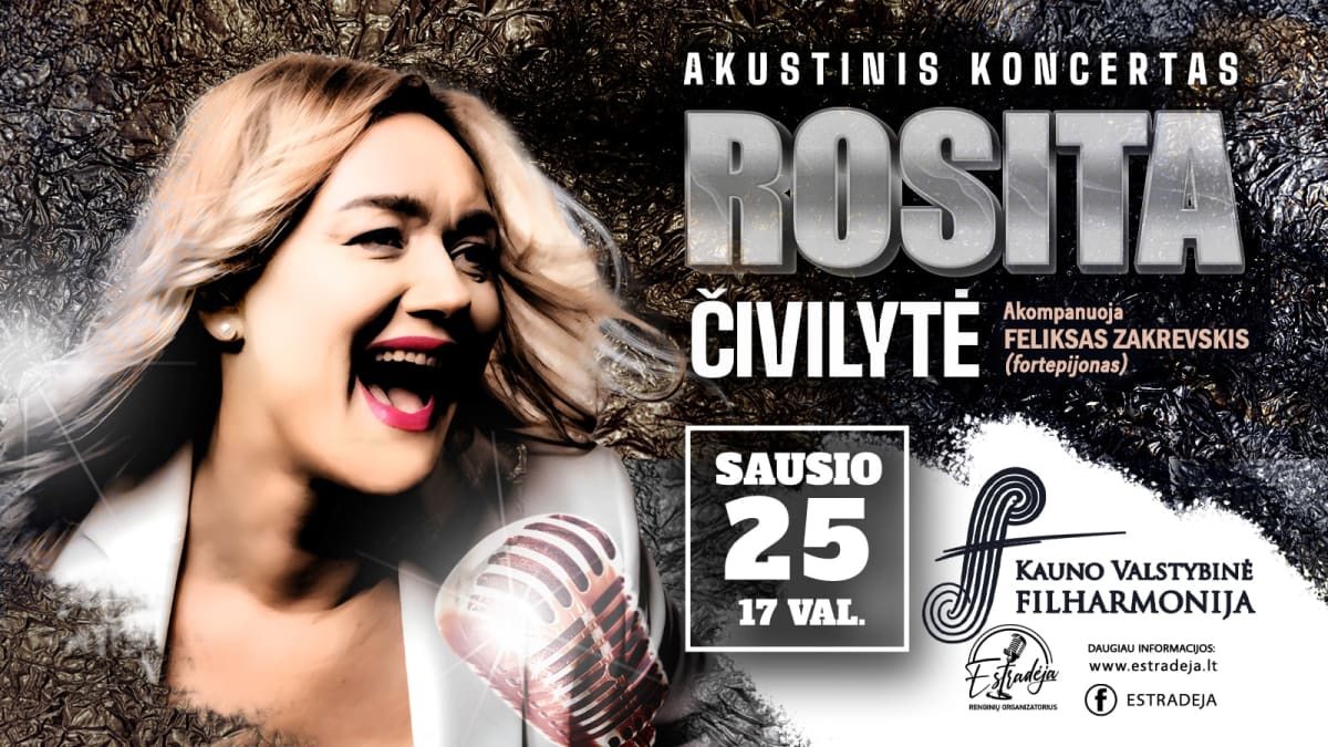 ROSITOS ČIVILYTĖS AKUSTINIS KONCERTAS