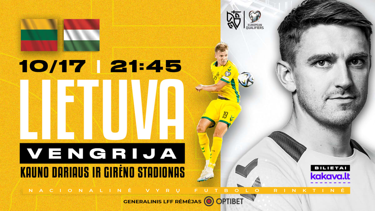 Europos čempionato atrankos rungtynės: Lietuva – Vengrija