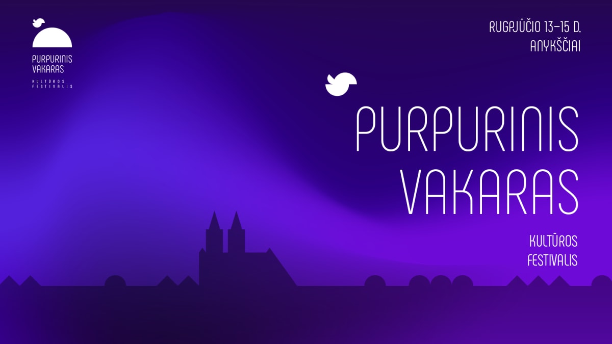 19-asis kultūros festivalis PURPURINIS VAKARAS Anykščiuose