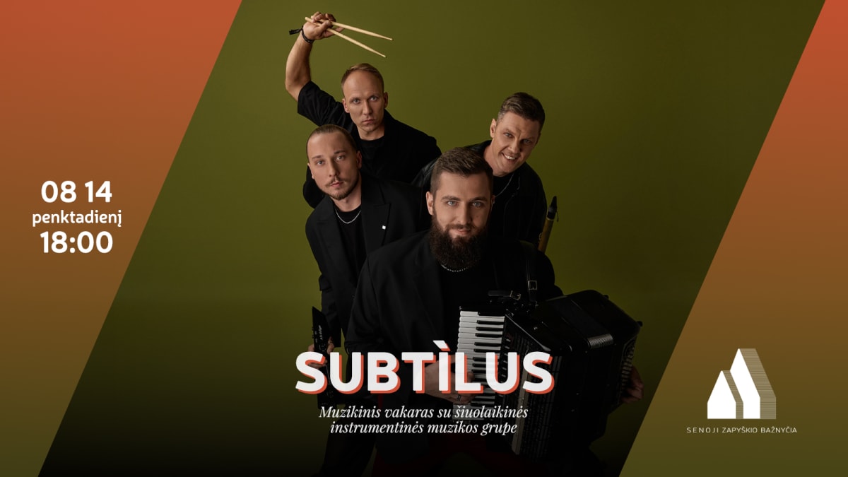 Muzikinis vakaras su grupe SUBTILUS