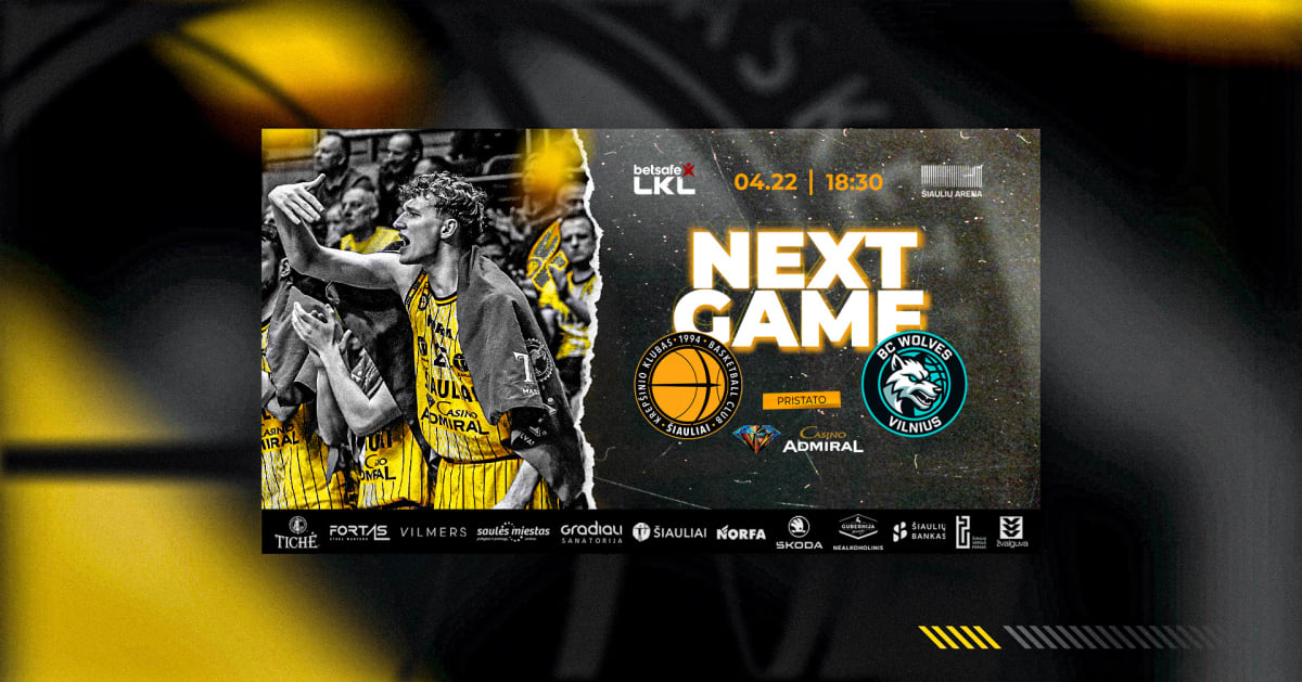 Betsafe-LKL: Šiaulių „Šiauliai - Casino Admiral“ – Vilniaus „Wolves Twinsbet“