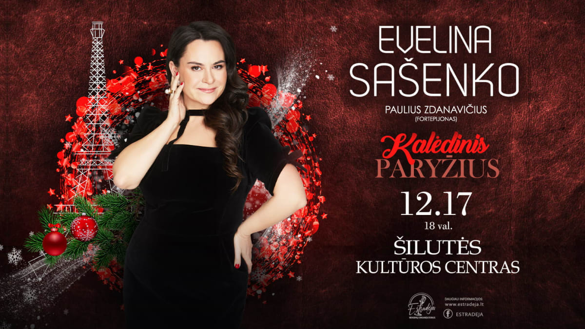 EVELINA SAŠENKO | KALĖDINIS PARYŽIUS