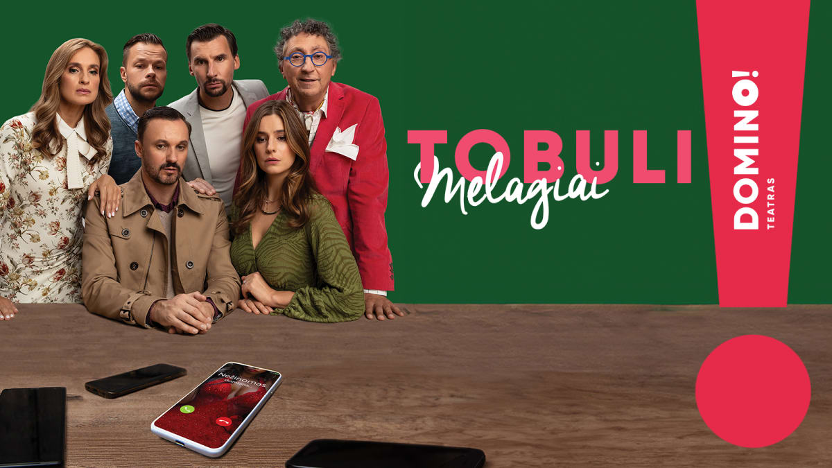 DOMINO teatras | komedija TOBULI MELAGIAI
