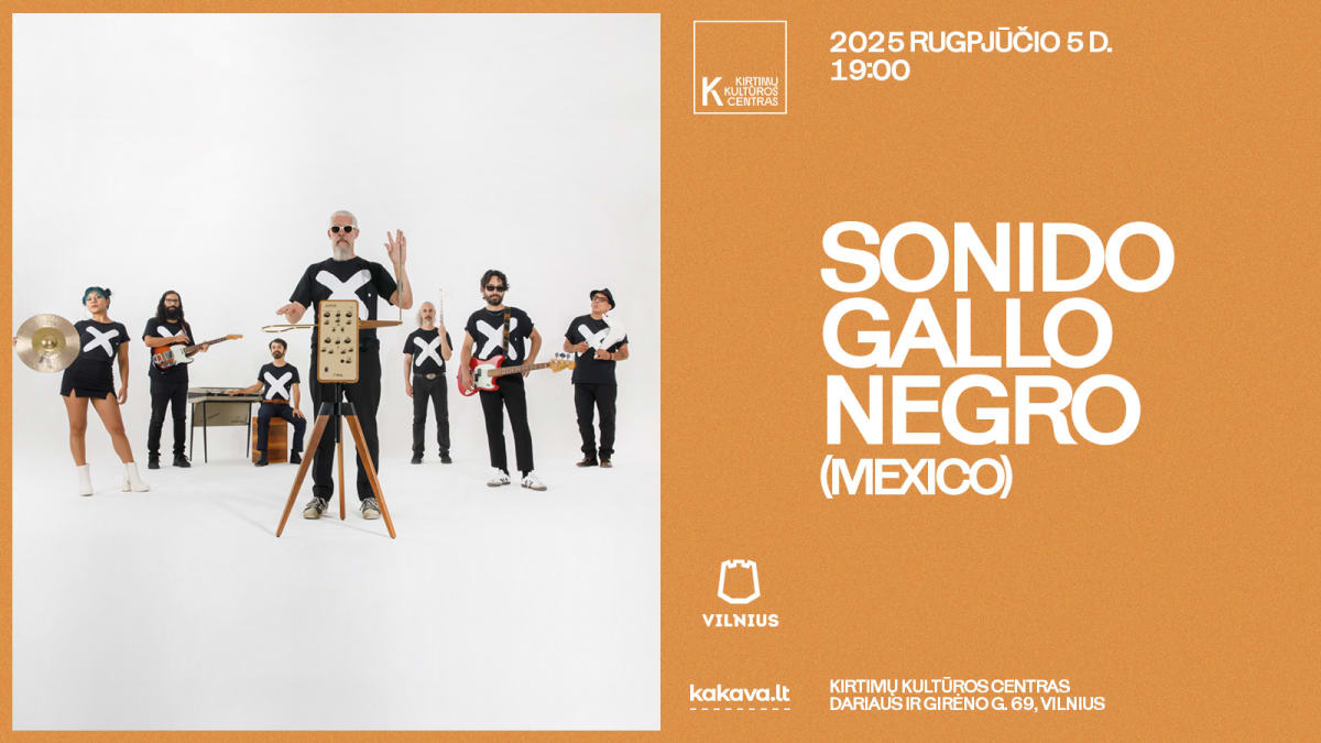 SONIDO GALLO NEGRO (Mexico) koncertas | Vilnius