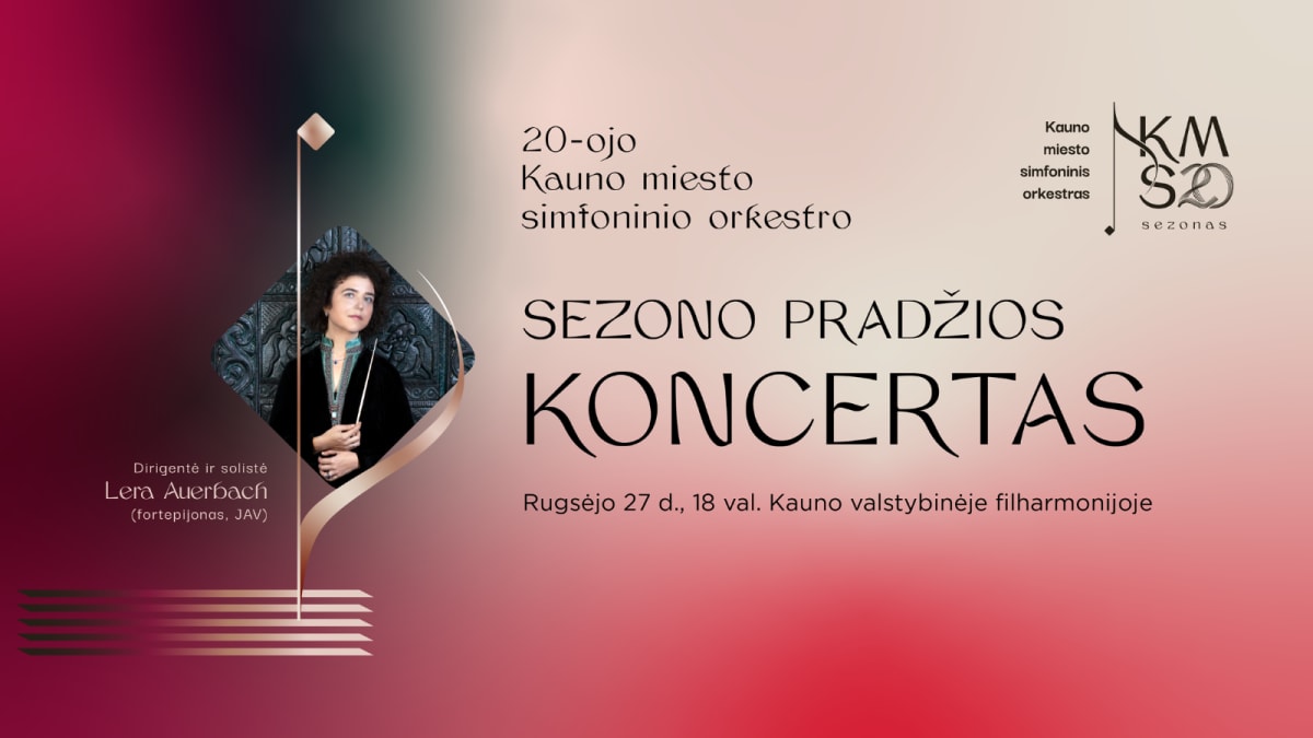 20-OJO KAUNO MIESTO SIMFONINIO ORKESTRO SEZONO PRADŽIOS KONCERTAS