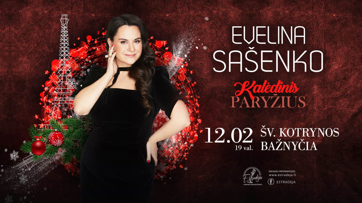 EVELINA SAŠENKO | KALĖDINIS PARYŽIUS