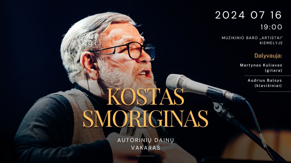Kosto Smorigino trio | „Artistai“
