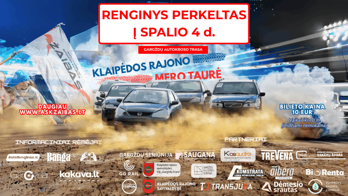 Autokrosas „Klaipėdos rajono mero taurė“ Gargžduose