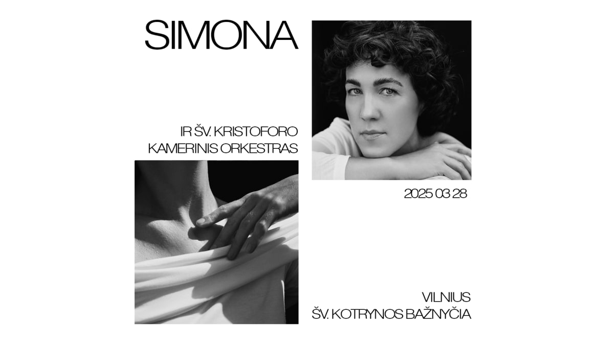 SIMONA ir Šv. Kristoforo kamerinis orkestras – albumo „Her Light“ pristatymo koncertas