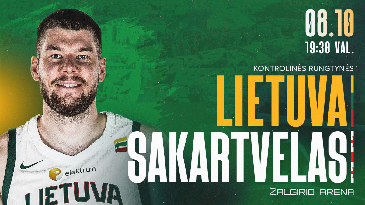 Lietuvos vyrų krepšinio rinktinės kontrolinės rungtynės: Lietuva-Sakartvelas