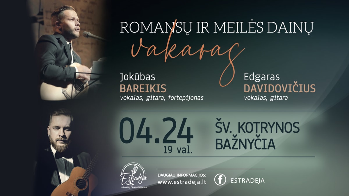 ROMANSŲ IR MEILĖS DAINŲ VAKARAS
