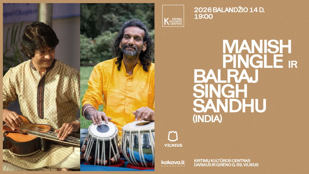 MANISH PINGLE ir BALRAJ SINGH SANDHU (INDIA) koncertas