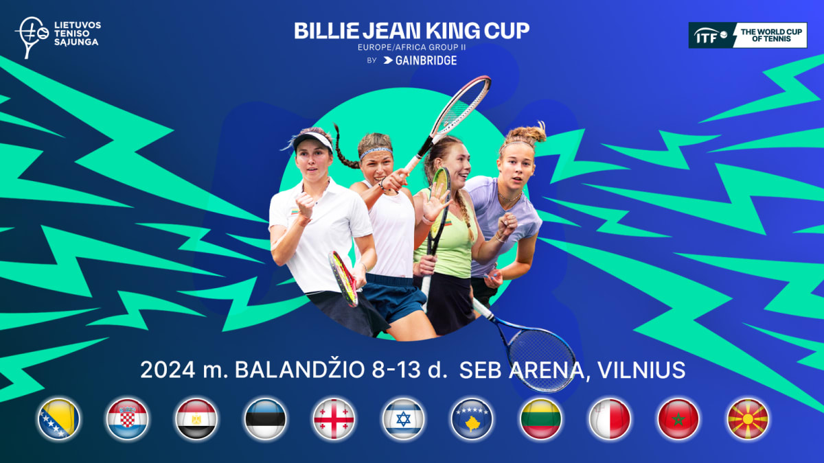 BILLIE JEAN KING TAURĖ: moterų teniso rinktinių pasaulio čempionatas