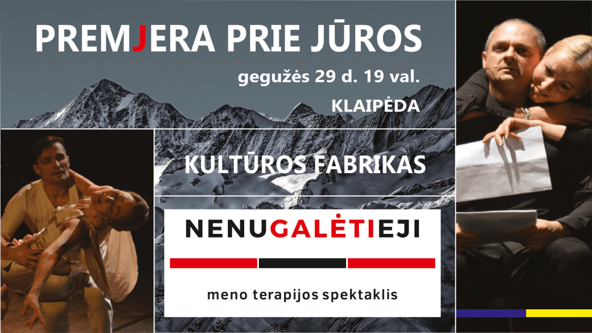 Meno terapijos spektaklis NenuGALĖTIeji