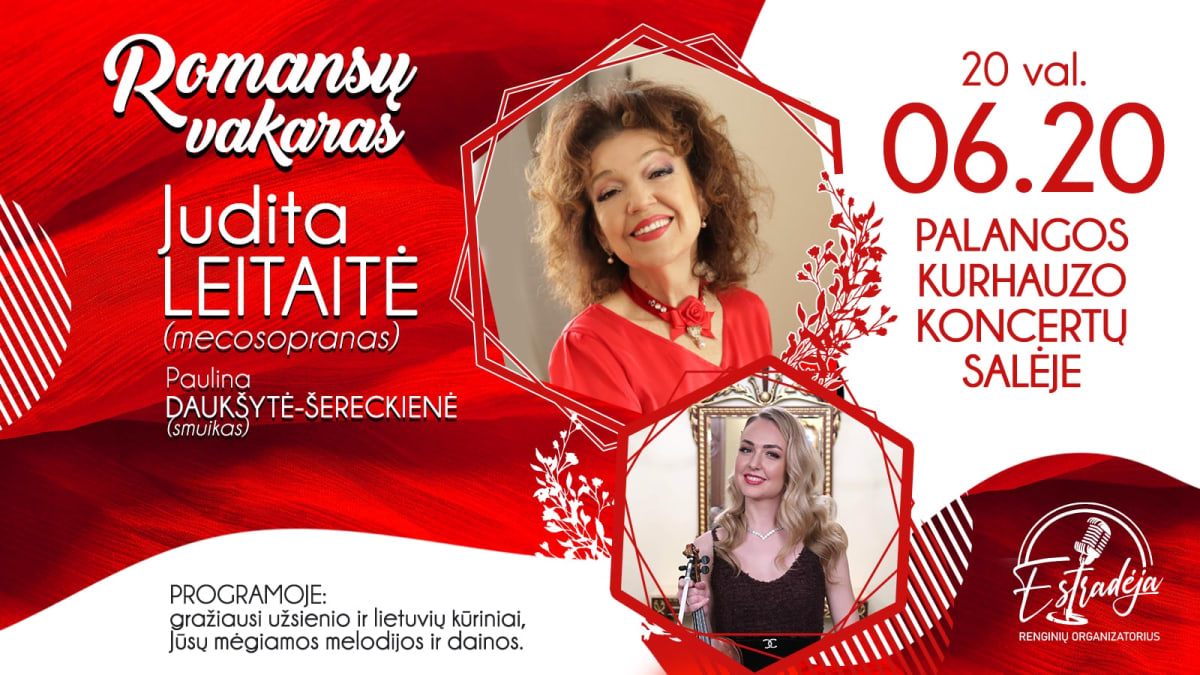 JUDITA LEITAITĖ | Romansų vakaras