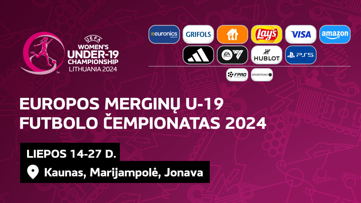 UEFA Girls U-19 Football Championship 2024 in Lithuania
